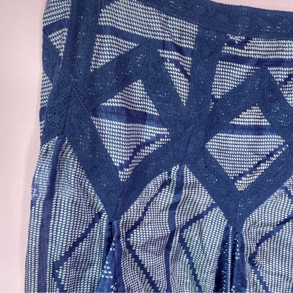 Free People x Lotta Stensson Embroidered Silk Macarena Skirt - 6 - Picture 5 of 6